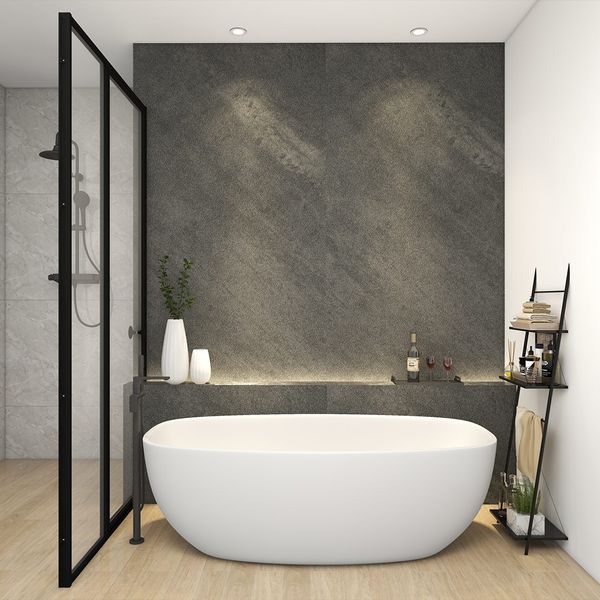 Panel Spc Marmol Dolomite 2.4X1.2 Mts Gris Mate