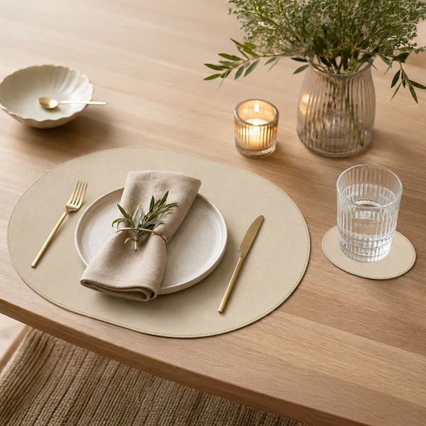 Jgo Individuales 4 Pzs Tierra Nob-Ova 39X42 Cm Pran Tex Cen