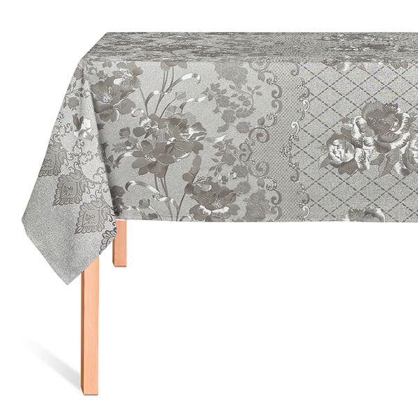 Hule Golden Florea Plateado
