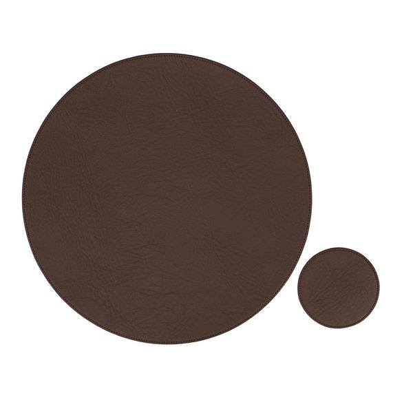 Jgo Individuales 4 Pzs Tierra Nob-Cir 36X36 Cm Mate Cafe