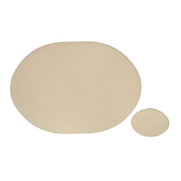 Jgo Individuales 4 Pzs Tierra Nob-Ova 39X42 Cm Pran Tex Cen