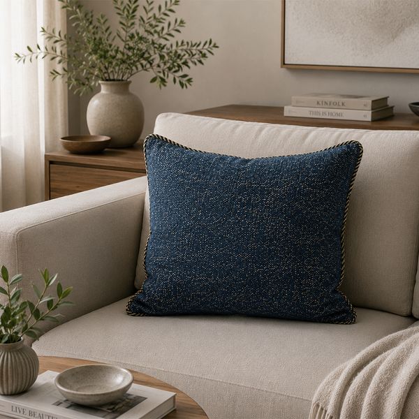 Funda Cojin Horizonte 40X40Cm Azul (Pt)