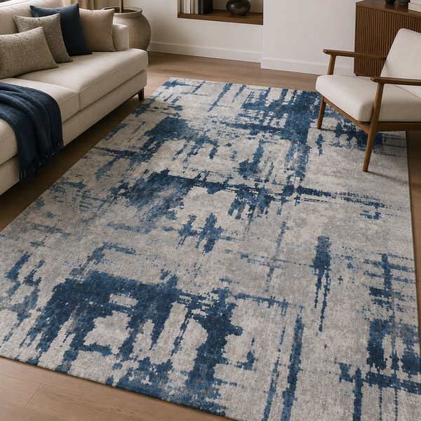 Alfombra Amsterdam 1.2X1.7M Azul
