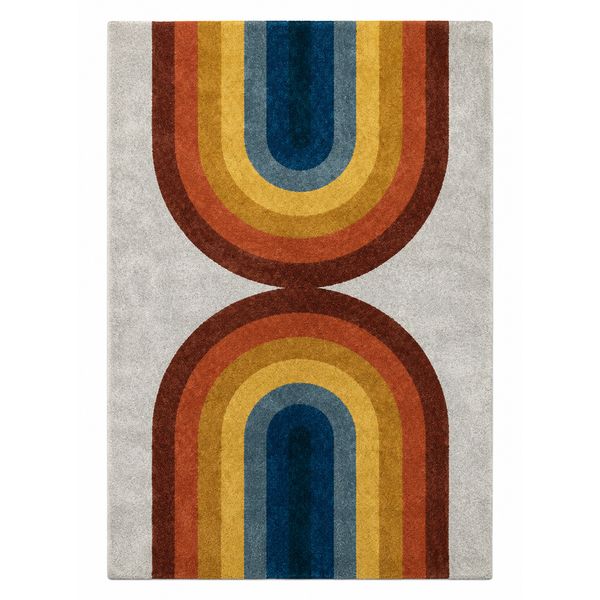 Alfombra Rainbow 1.6X2.3M Gris