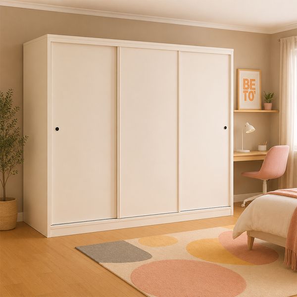 Armario Tulip 2.08 X 1.85 X 0.49 Mts Blanco