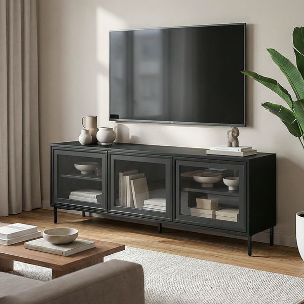 Stand Tv Oslo 0.48 X 1.36 X 0.35 Mts Negro