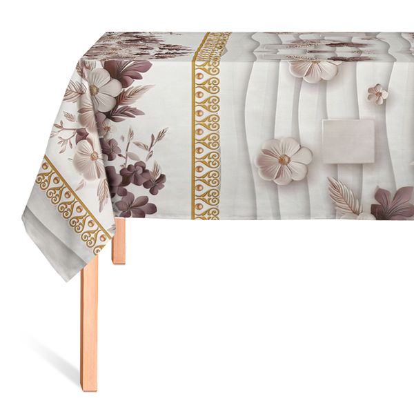 CUBREMESA PLAIN PVC CLASICO FLORAL