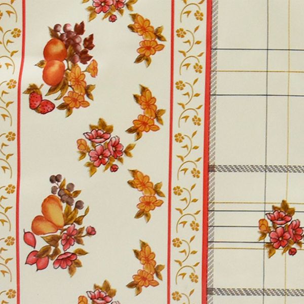 Cubremesa Pvc Mayra Beige 28
