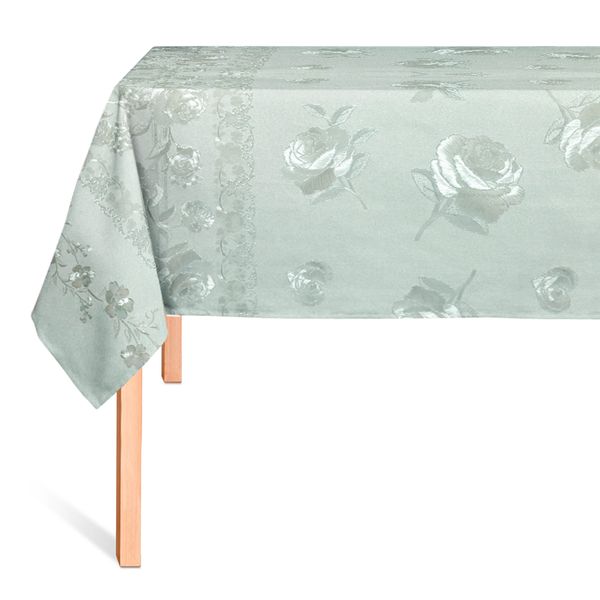 Hule Golden Camino Floral Plateado