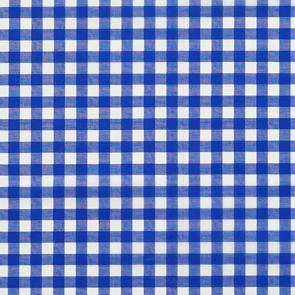 Hule Franela Cuadritos Terry Azul