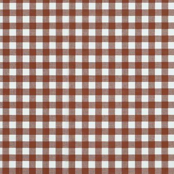 Hule Franela Cuadritos Terry Marron