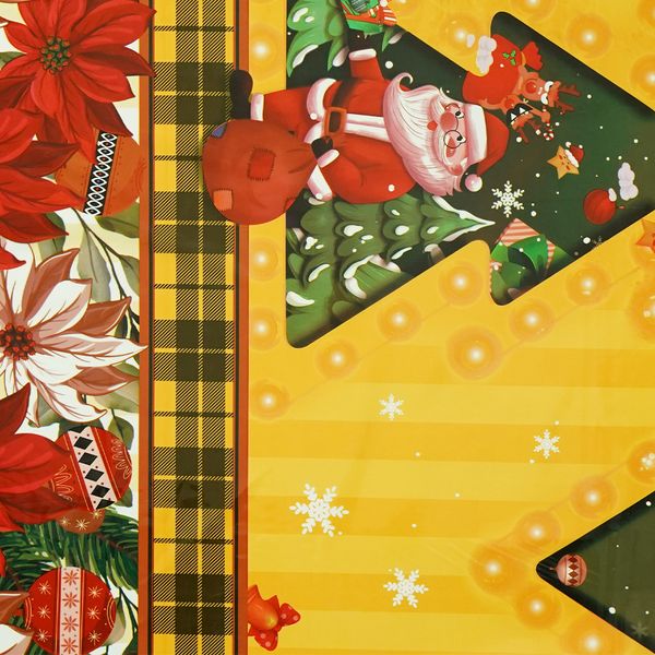 Cubremesa Plain Pvc Intercambio Navideño Mostaza