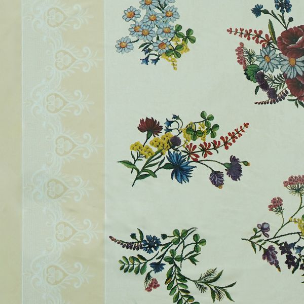 Cubremesa Plain Pvc Flores Vintage