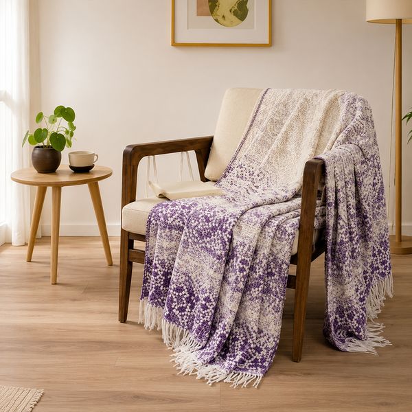 Manta Aurora 200X220Cm Morado (808C)