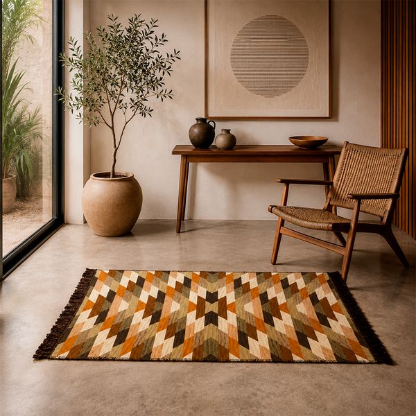Alfombra Nomada 80X150Cm Marron (533A)
