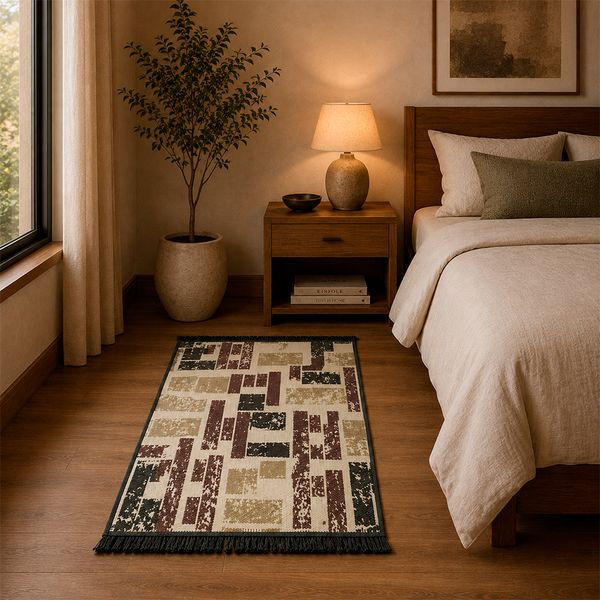 Alfombra Alhambra 80X150Cm Marron (161B)