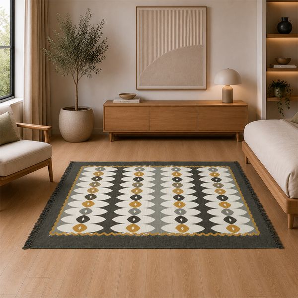 Alfombra Eco 160X250Cm Grafito (176A)