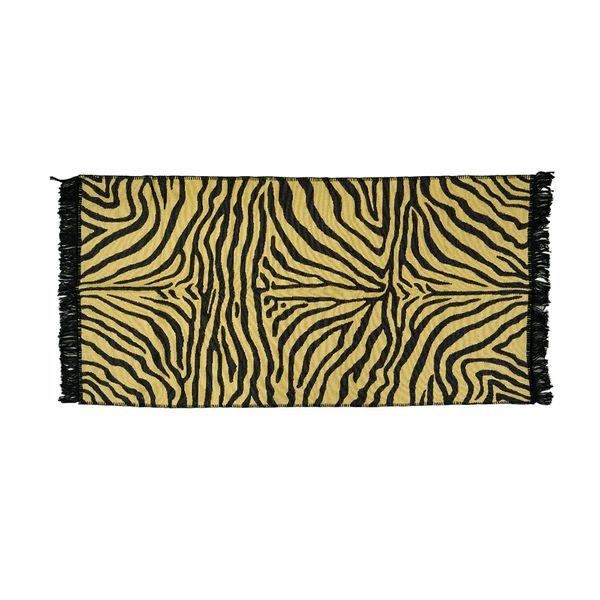 Alfombra Cebra 80X150Cm Crema/Negro (531A)
