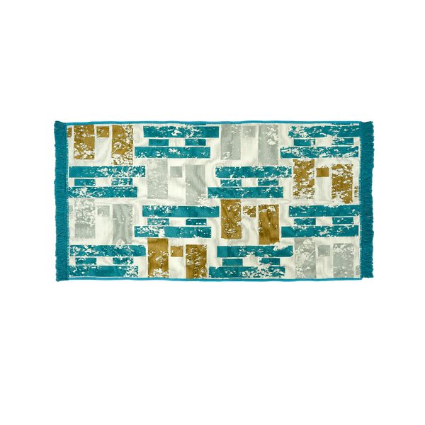 Alfombra Alhambra 80X150Cm Azul (161A)