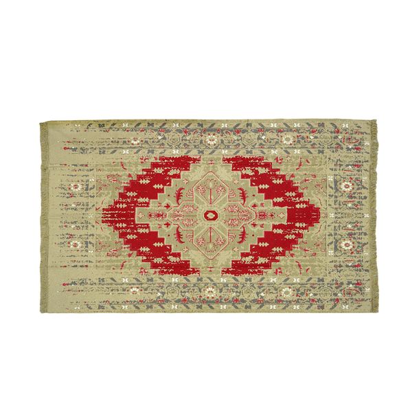 Alfombra Boho Lacre 160X250Cm Beige/Terracota (159A)
