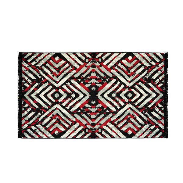 Alfombra Tribal Essence 160X250Cm Negro/Terracota (170A)