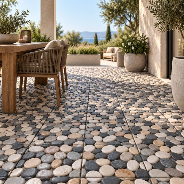 Baldosa Deck Stone 30 X 30 X 2.2 Cm