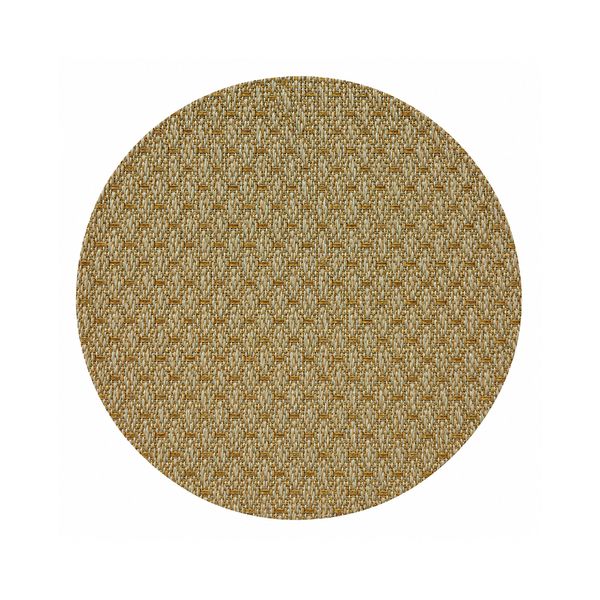 Zeletto Alfombra P/Exterior Viena Circ 1X1 Mts Greige Oro