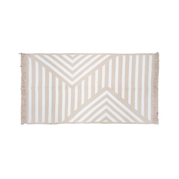 Alfombra Caravana 80X150Cm Blanco/Crema (422A)