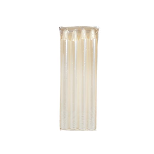 Velas De Cera Largas Bruma 2.5X2.5X25Cm Blanco (E35-021W)