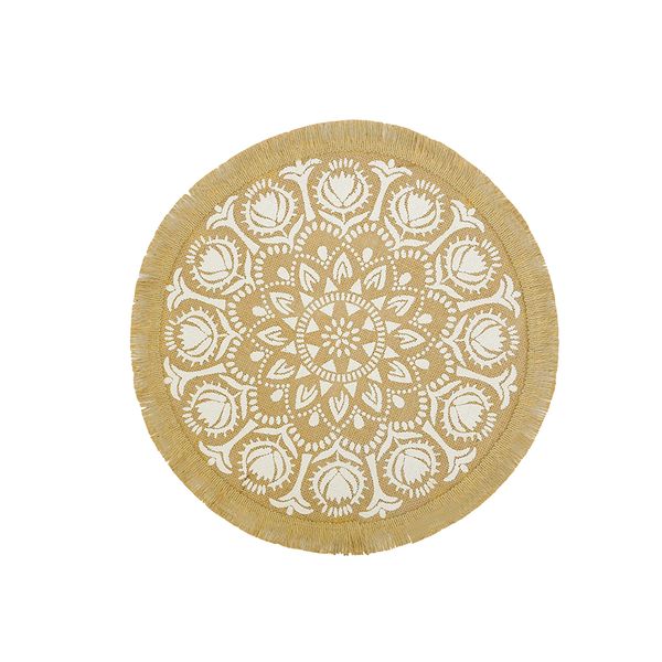 Set 4 Individuales Mandala 38X38Cm Marron (Me9-078D)