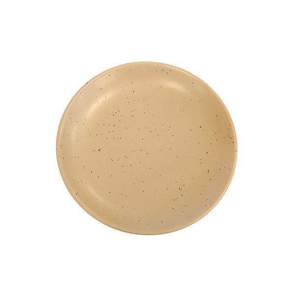 Plato De Porcelana Pequeño Ceniza 20.5X20.5X2.3Cm Gris (12-18Mbr)