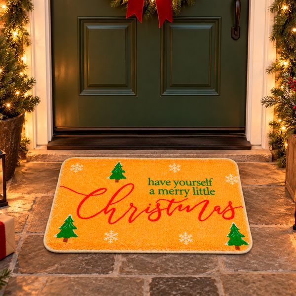 Tapete Navideño Jingle 40 x 60 cm Beige