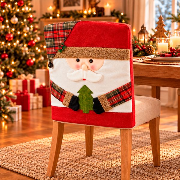 Funda para Silla Papá Noel 52 x 47 cm Rojo