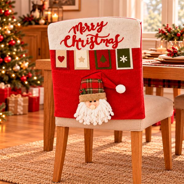 Funda para Silla Merry Noel 52 x 47 cm Rojo
