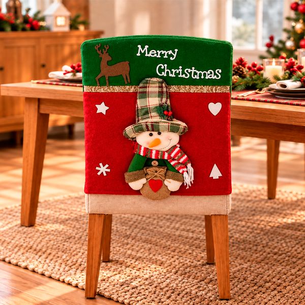 Funda para Silla Merry Nieve 53 x 47 cm Rojo/ Verde