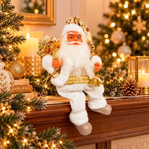 Santa Ángel 45 cm Blanco