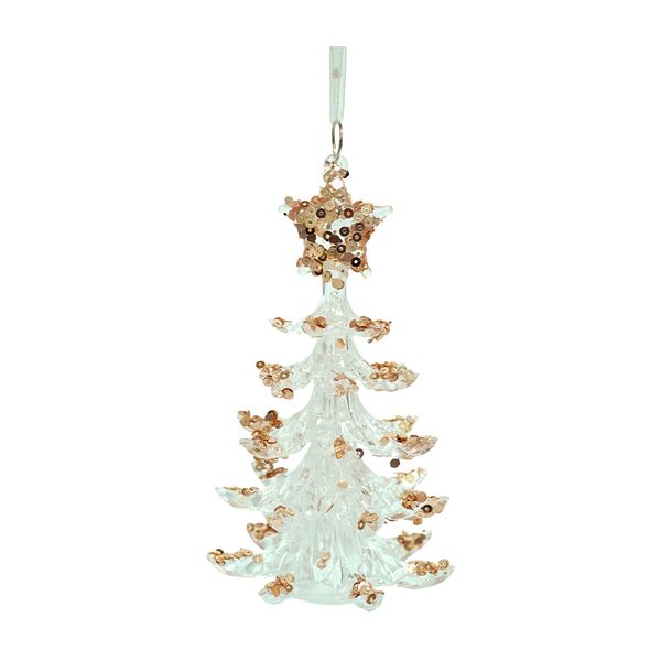Adorno para Árbol Árbol de 13 x 8 x 8 cm Dorado