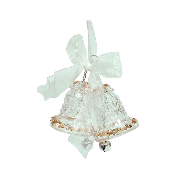 Adorno para Árbol Campanas 6 x 5 x 5 cm Blanco