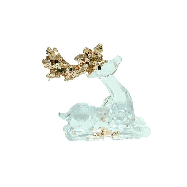 Adorno para Árbol Reno 8.5 x 8 x 6 cm Dorado
