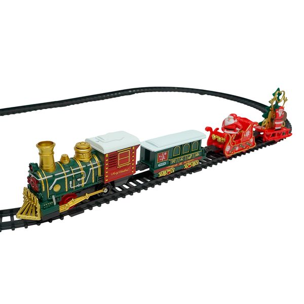 Tren Navideño 84 x 44 cm Verde