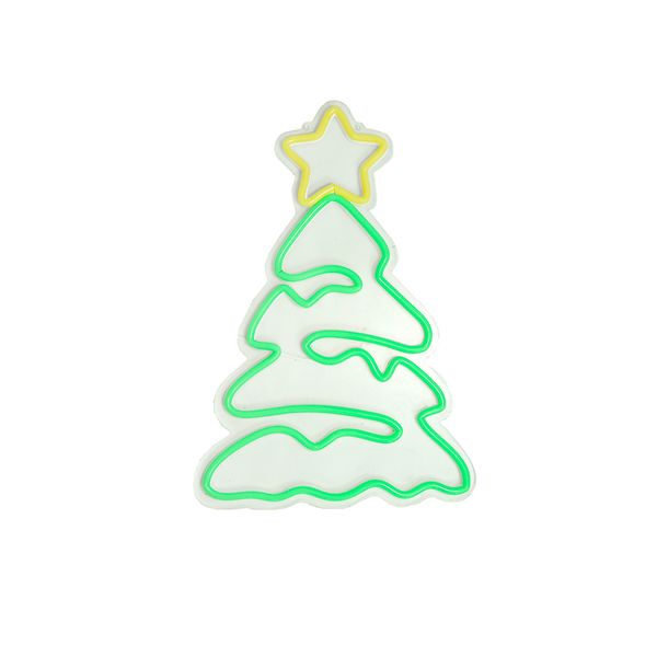 Deco LED Pino Glow 24 x 35 cm Verde