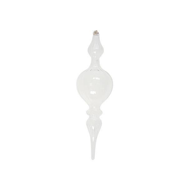 Adorno para Árbol de Vidrio Soplado 25 x 7 cm Transparente