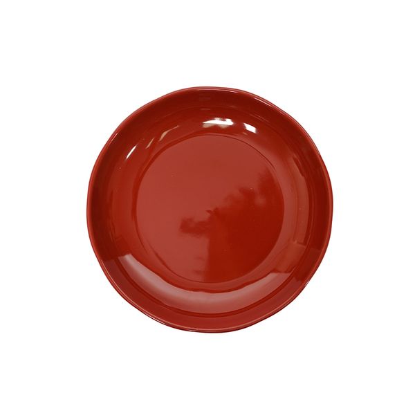 Plato Navideño Festivo 19 cm Rojo
