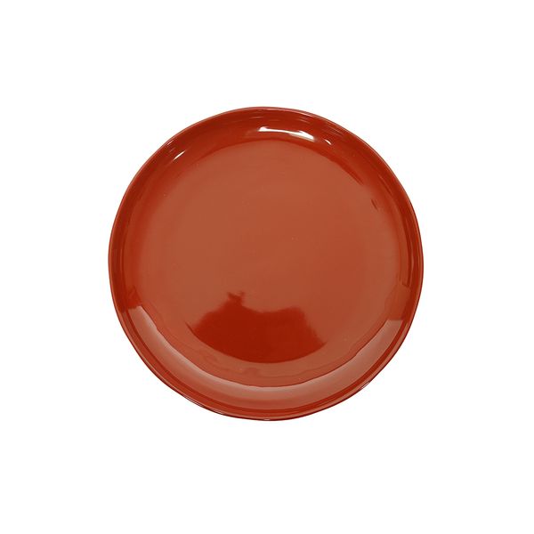 Plato Navideño Festivo 25 cm Rojo