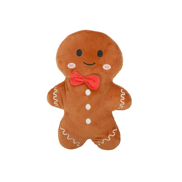 Cojín Navideño Jengibre 28 cm Marron
