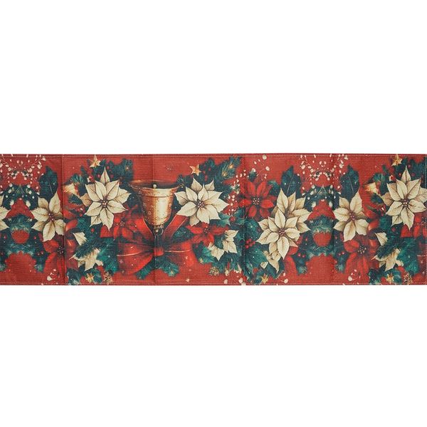 Camino de Mesa Lux Campana 33 x 180 cm Rojo
