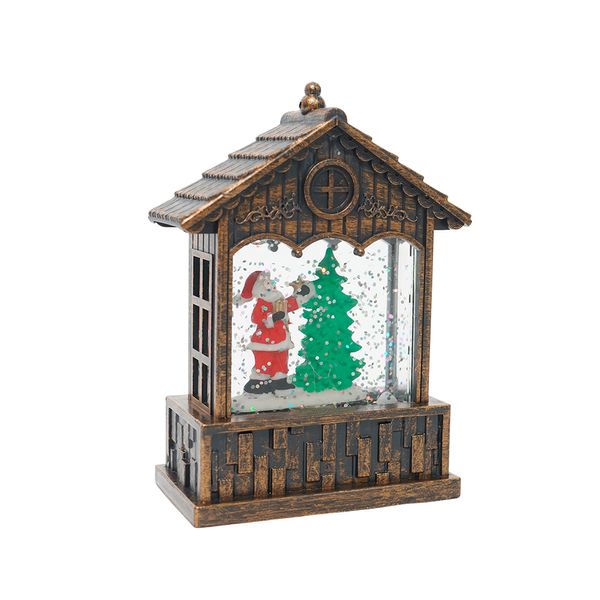Adorno LED Pesebre 12 cm Marron