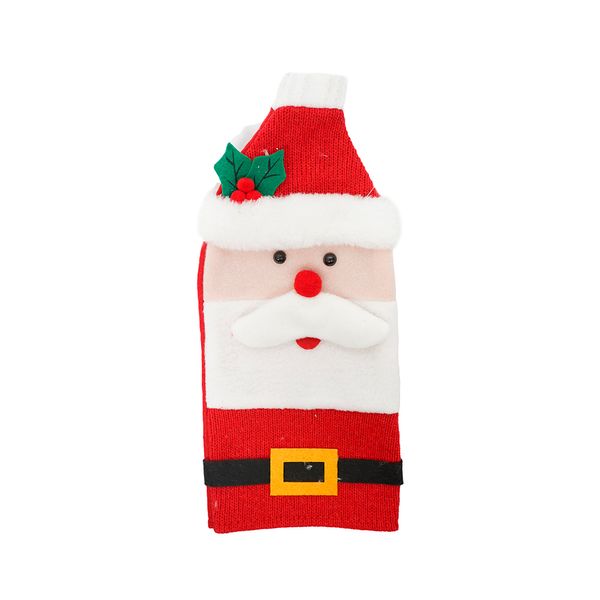 Funda para Botella Papá Noel 28.5 x 10 cm Rojo