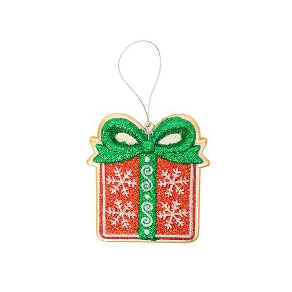Adorno para Árbol Regalo 9 x 9 cm Rojo