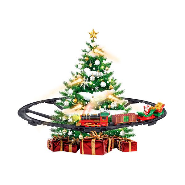 Tren Navideño 95 x 95 x 14 cm Verde